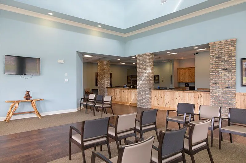 Patient treatment area at Louisiana Dental Center Zachary