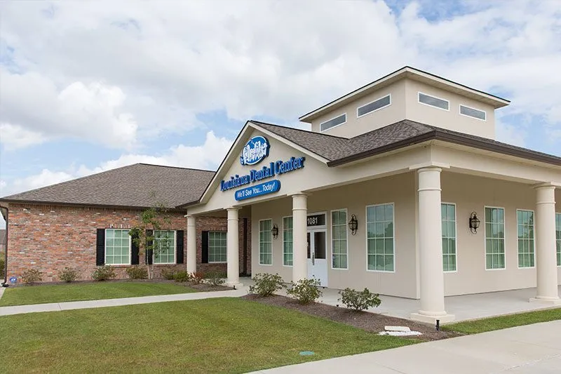 Hallway and office space at Louisiana Dental Center Zachary